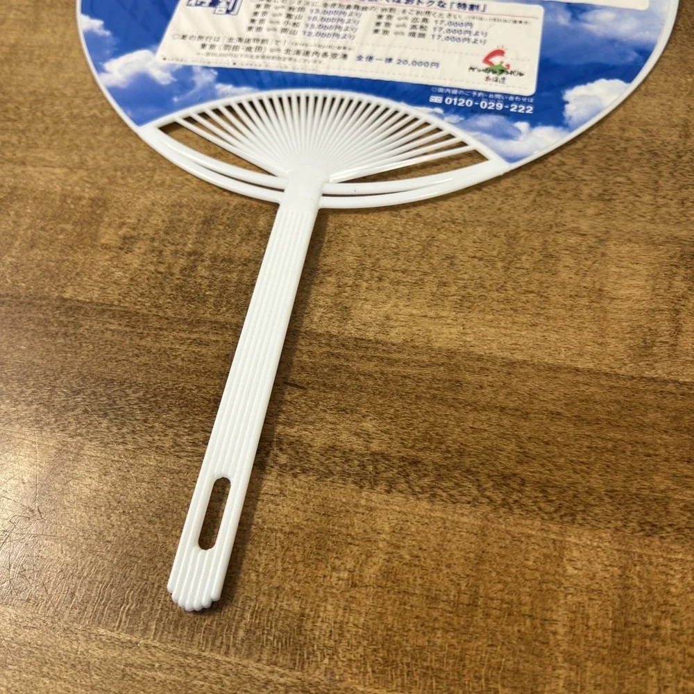 Vintage Pokemon ANA Jet Hand Fan 2000 Nintendo All Nippon Airways Japanese